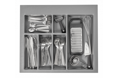 Decor Cutle Bandeja de Talheres Inserir para Gaveta de Cozinha 600 Antracite 1208966378