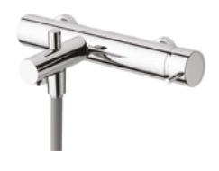 Waterevolution Flow misturador de banheira com conjunto de ducha de mão PVD escovado ouro claro T130WGE