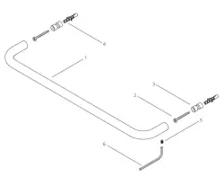 Waterevolution flow toalheiro 60 cm Latão A112LE