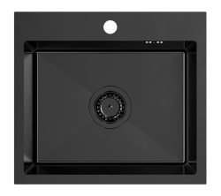 Quadri Dixton 50 Set met zwarte Nano PVD RVS spoelbak 500x450 mm met kraangat opbouw en Coventry zwarte keukenkraan

Conjunto Quadri Dixton 50 com pia de cozinha preta Nano PVD em aço inoxidá