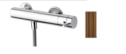 Waterevolution Flow termostato de chuveiro com conjunto de chuveiro redondo PVD Cobre escovado T140TNRCPE