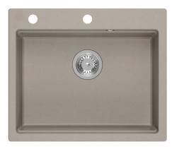 Quadri Durham pia de granito taupe 595x500 com dispensador de sabão, tábua de corte e tapete enrolável 1208967376