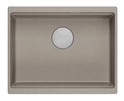 Quadri Newport II pia de granito embutida taupe 560x450mm com tampa de ralo em inox 1208967453