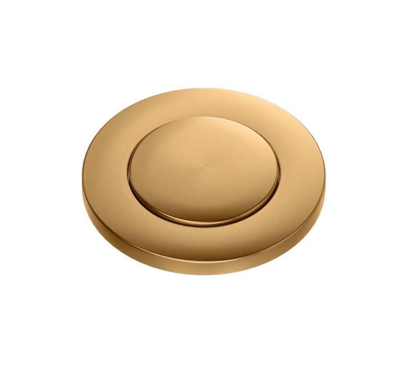 Quadri copper double sink drain set and overflow with push to open copper knob 1208967546