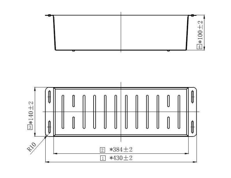 Pure.Sink Exclusivo Bandeja para lava-loiça em aço inoxidável COL-SS