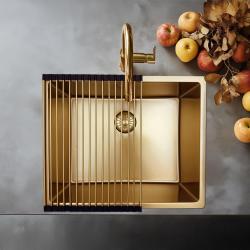 Rolmat para pia Pure.Sink Prestige Ouro PPGRM40-60