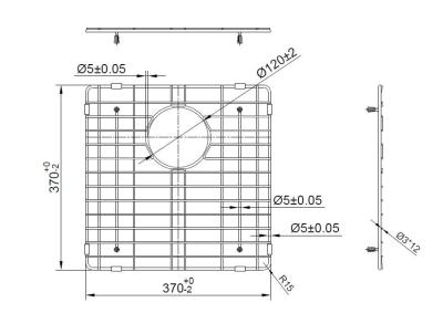 Pure.Sink Prestige escorredor de fundo 40 Cobre PPGGD40-62