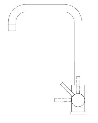 Pure.Sink Elite Steel Pure torneira de cozinha PVD Gun Metal PS8010-61