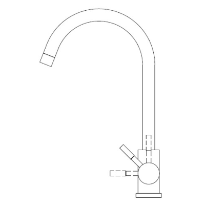 Pure.Sink Elite Steel Stream torneira de cozinha PVD Gun metal PS8044-61