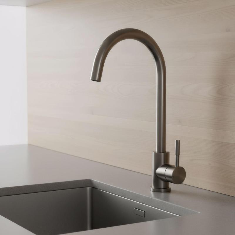 Pure.Sink Elite Steel Stream torneira de cozinha PVD Gun metal PS8044-61