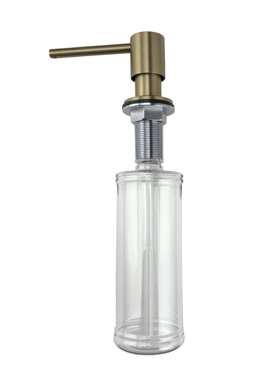Pure.Sink Elite Steel Shine built-in soap dispenser PVD brushed gold top-fill PS9010-60