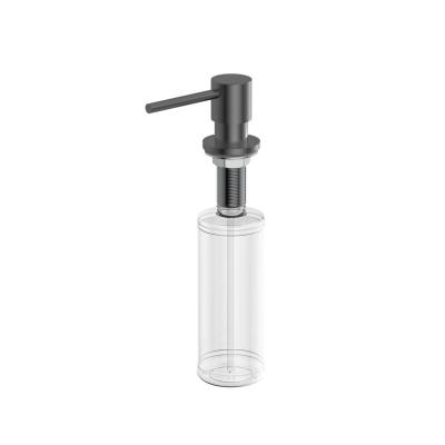 Dispensador de Sabão Embutido Pure.Sink Elite Steel Shine PVD Gun Metal, recarregável por cima PS9010-61