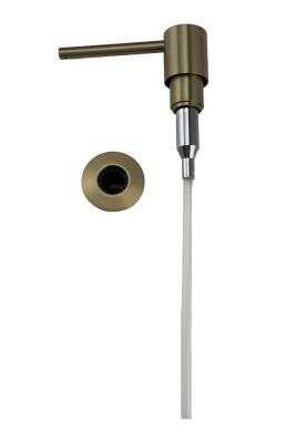 Dispensador de Sabão Embutido Pure.Sink Elite Steel Shine PVD Gun Metal, recarregável por cima PS9010-61