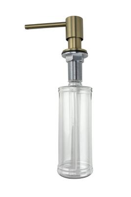 Dispensador de Sabão Embutido Pure.Sink Elite Steel Shine PVD Gun Metal, recarregável por cima PS9010-61