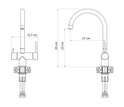 Quadri Leichester Torneira de Cozinha PVD Cobre 3-vias com uma conexão extra para água filtrada 1208967670