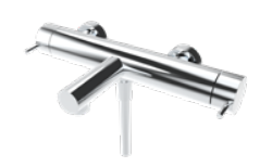 Waterevolution Flow misturador de duche de duas vias com chuveiro de mão PVD Cobre T130NCPE