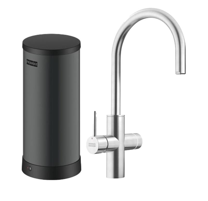 Franke Maris water hub 7L boiler 3-1 com torneira eletrônica de água fervente Touch Inox 160.0715.718