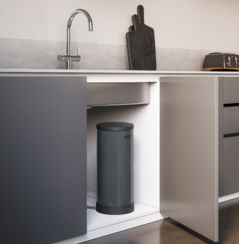 Franke Maris Water Hub 7L Caldeira 3-1 com Torneira Eletrônica de Água Fervente Touch Cromada 160.0713.580