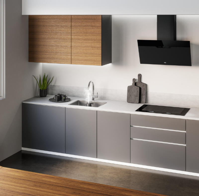 Franke Maris Water Hub 7L Caldeira 3-1 com Torneira Eletrônica de Água Fervente Touch Cromada 160.0713.580