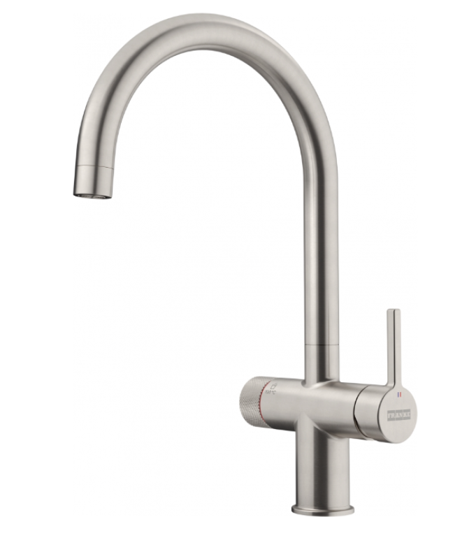 Franke Maris water hub 4L caldeira 3-1 com torneira de água fervente mecânica Twist em aço inoxidável com conjunto de mistura waterhub 1208967858