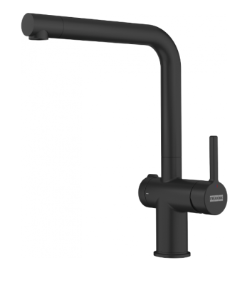 Mistura Monocomando Franke Active Twist Preto com Bica Fixa e Controle de Descarte Integrado 115.0669.768
