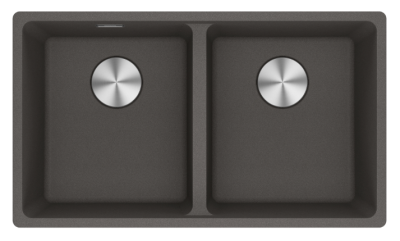 Franke Maris MRG 220-35-35 Fragranite Slate Grey Pia dupla cinza escuro Embutida 135.0714.633