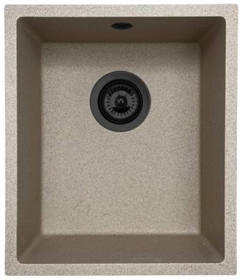 GraniteMy Piastra de Granito Universal Bege Areia 34x40 cm Instalação Sobreposta, Embutida e Nivelada com Tampão Preto 1208968010