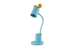 Candeeiro de secretária MOUSE, 0215, máx. 250 V, 50/60 Hz, 1*E27, máx. 25 W, diâmetro 8 cm, IP20, azul