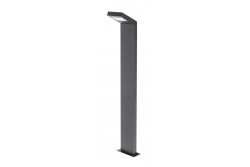 Luminária de jardim LONDON LED, 10W, 720lm, IP54, AC220-240V, 50/60Hz, 4000K, poste reto, 78 cm, preto