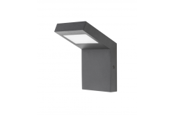 Luminária de jardim LONDON LED, 10W, 720lm, IP54, AC220-240V, 50/60Hz, 4000K, lâmpada de parede, preta