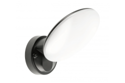 'Luminária TERRO LED com sensor de movimento,10W,1200lm,IP54,AC220-240V,50/60Hz,4000K,preto