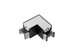 Interruptor VINEA, LED, preto