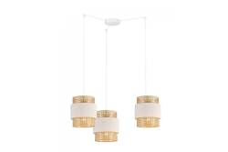 Luminária de teto ABRA 2, 6151, AC220-240V, 50/60Hz, 3*E27, max.40W, méd. 20 cm, creme