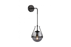 Luminária de parede DROP 4, 7325, AC220-240V, 50/60Hz, 1*E27, max.40W, preto