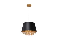 Luminária de teto NESTO, 5994, AC220-240V, 50/60Hz, 1*E27, max.40W, IP20, méd. 30 cm, preto/ouro