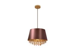 Luminária de teto NESTO, 6083, AC220-240V, 50/60Hz, 1*E27, max.40W, IP20, méd. 30 cm, marrom