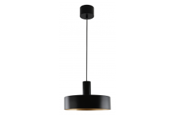 Luminária de teto SELVIA II, 9585, máx. 250V, 50/60Hz, 1*E27, máx.40 W, IP20, méd. 30 cm, preto/ouro