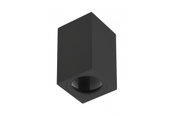 Luminária de teto TIPO, alum, 60x60x100, IP20, máx 50W, quad. Preto