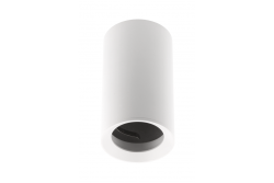 Luminária de teto TIPO alum, 65X115, IP20, max 50W, redonda branca