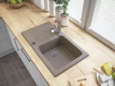 Graniteland Ceres Misturadora de Cozinha Cromada com Bica Extensível e Chuveiro de Mão de Dupla Função 1208969535.