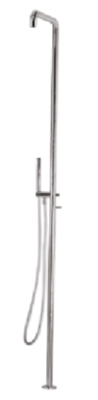 Waterevolution Flow coluna de duche com misturadora e chuveiro de mão Cobre T147CPE