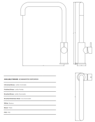Waterevolution Flow torneira de cozinha com bica giratória angular cromada T158H01