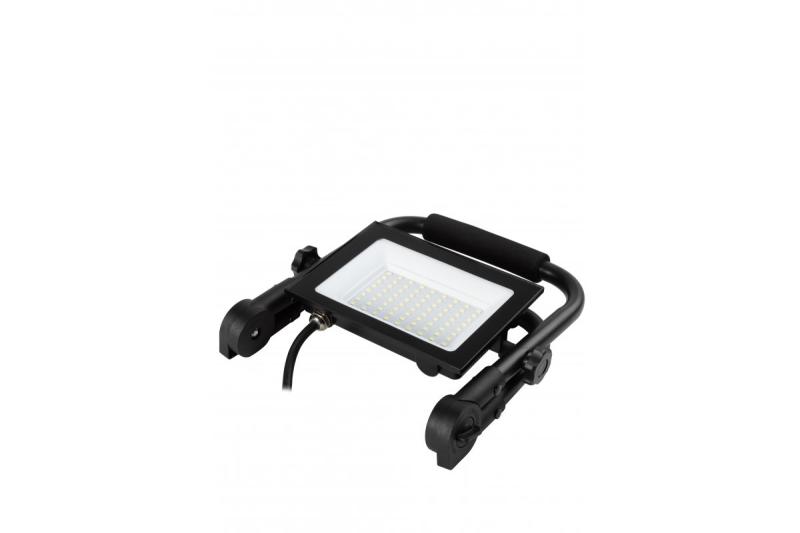 NELI Portable Floodlight, LED, 50W, 4500lm, 6400K, AC220-240V, IP65, 1.5m cable