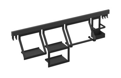 Epka Luxion Trilho de Cozinha 100 cm Metal com Fixação Oculta Preto 1208969961