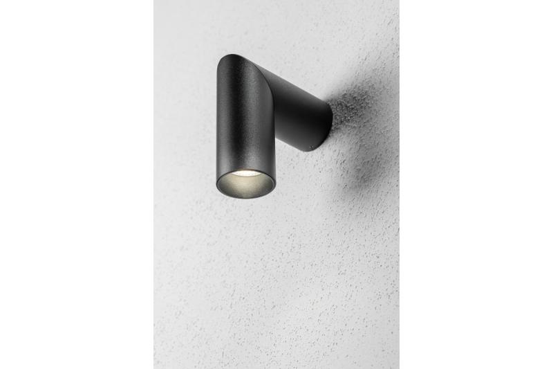 Ceiling luminaire VIRGO, max. 250V, 50/60Hz, 57x152mm, IP20, max. 20W, Round, Black
