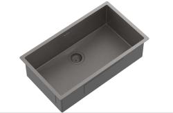 Ausmann Mosel gun metal pia grande de aço inoxidável - PVD gun metal 74x40 universal 1208970024