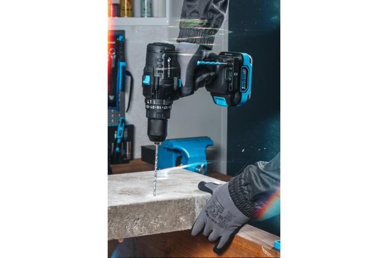 Högert potente furadeira de impacto sem fio, sem escovas, 18V.