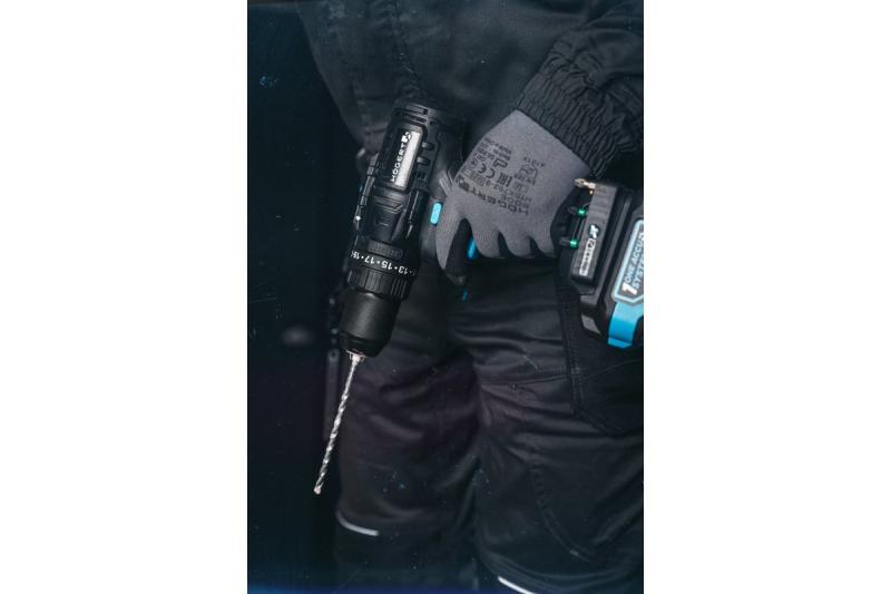Högert potente furadeira de impacto sem fio, sem escovas, 18V.