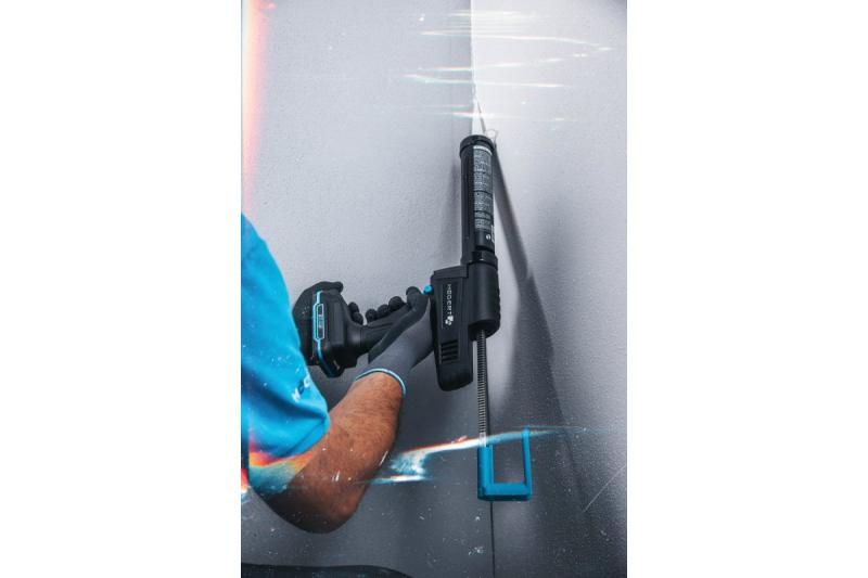 Pistola a bateria HÖGERT, 18V, força de prensagem máxima de 2500 Nm - sem bateria.