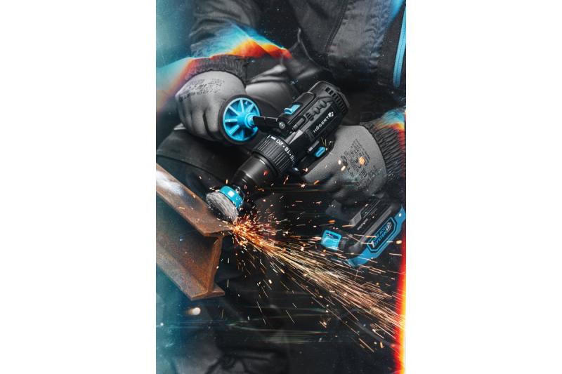 HÖGERT Brushless set de parafusadeira a bateria, 18V, com suporte para bits, carregador e bateria.